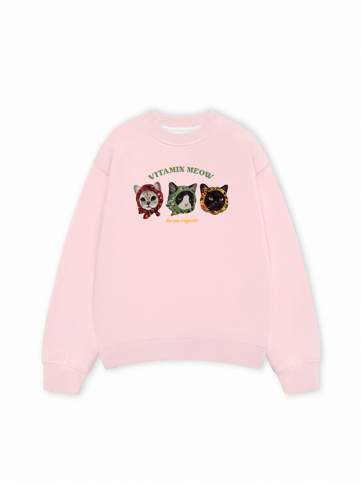 Áo Sweater Nỉ Hai Da Vitamin Meow