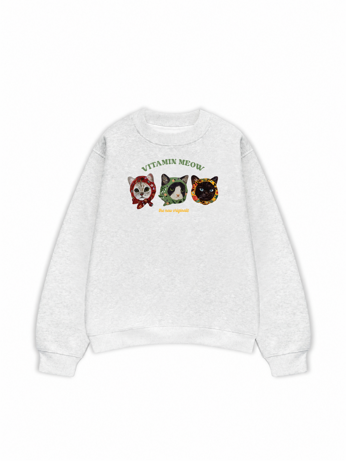 Áo Sweater Nỉ Hai Da Vitamin Meow