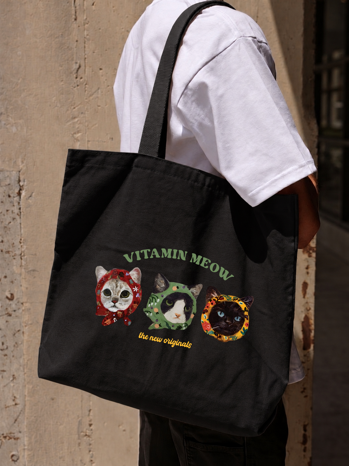 Túi Tote Vitamin Meow