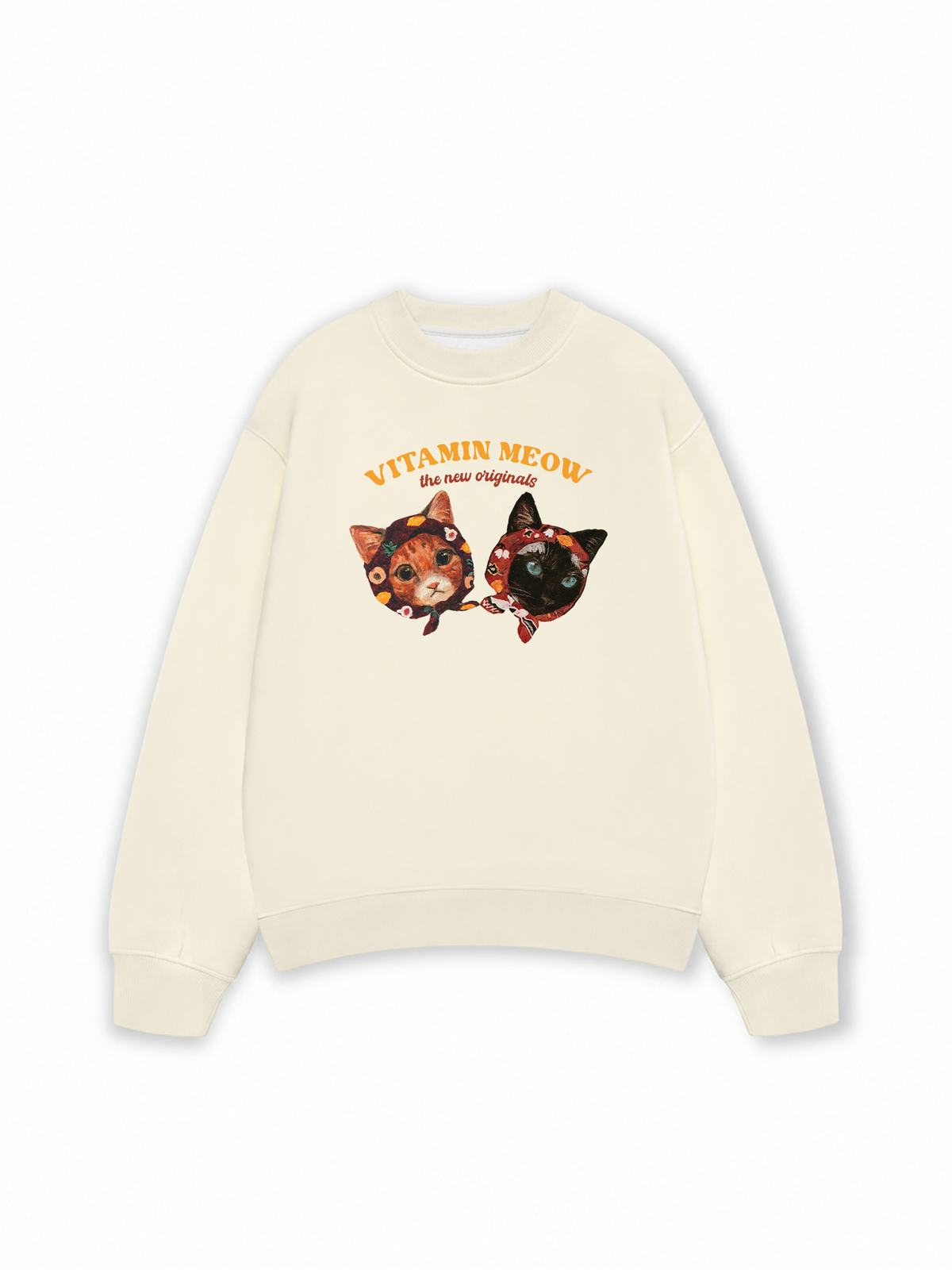 Áo Sweater Nỉ Hai Da Vitamin Meow