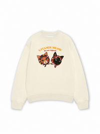 Áo Sweater Nỉ Hai Da Vitamin Meow