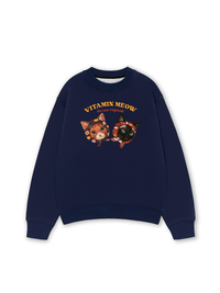Áo Sweater Nỉ Hai Da Vitamin Meow