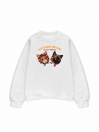 Áo Sweater Nỉ Hai Da Vitamin Meow