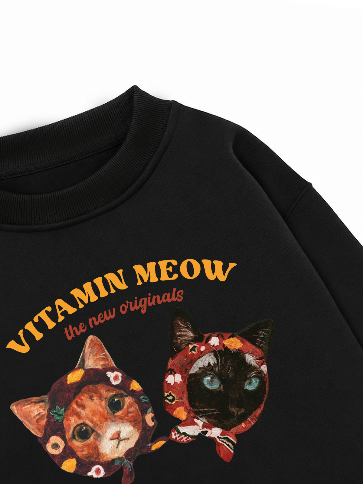 Áo Sweater Nỉ Hai Da Vitamin Meow