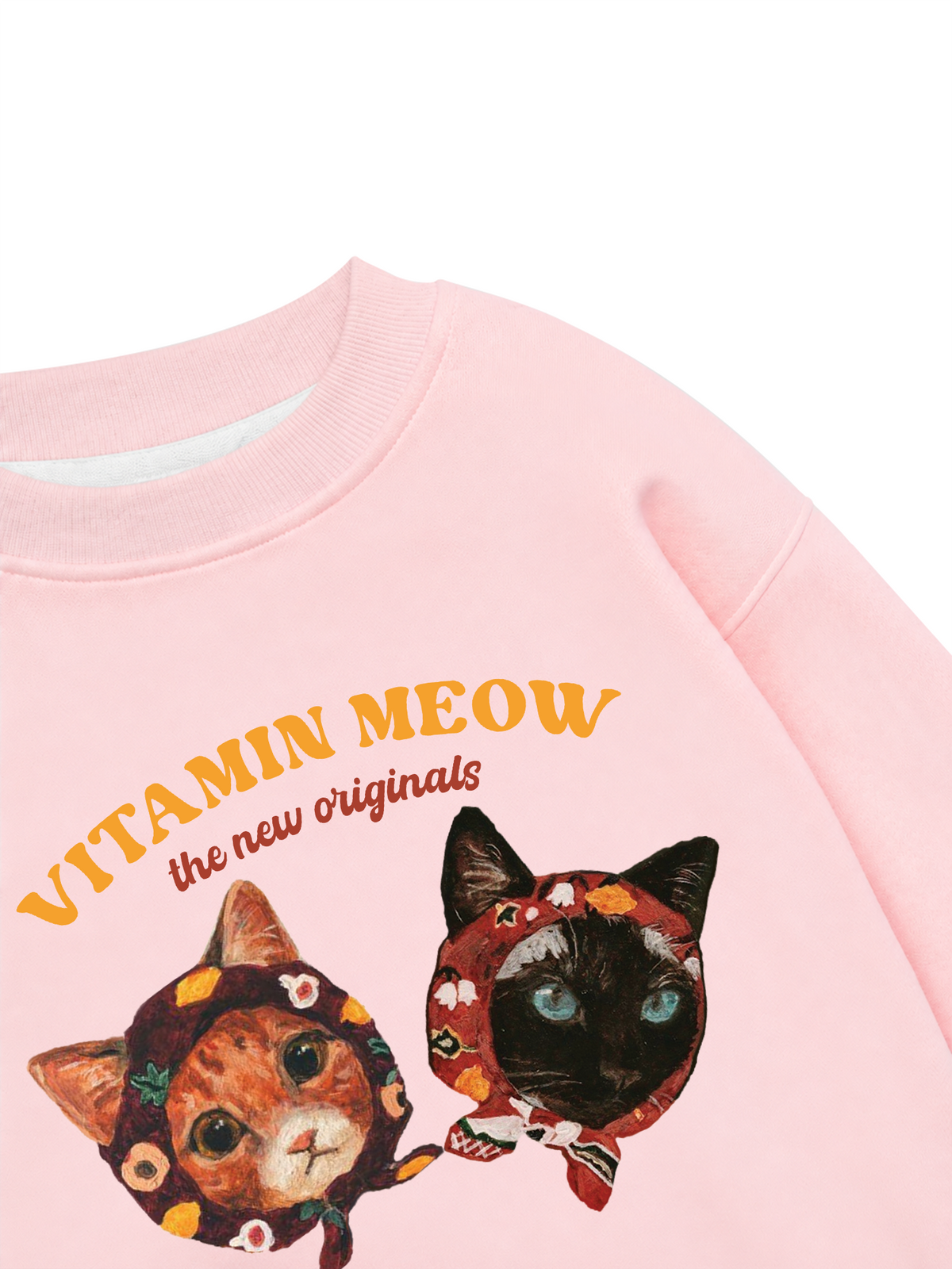 Áo Sweater Nỉ Hai Da Vitamin Meow