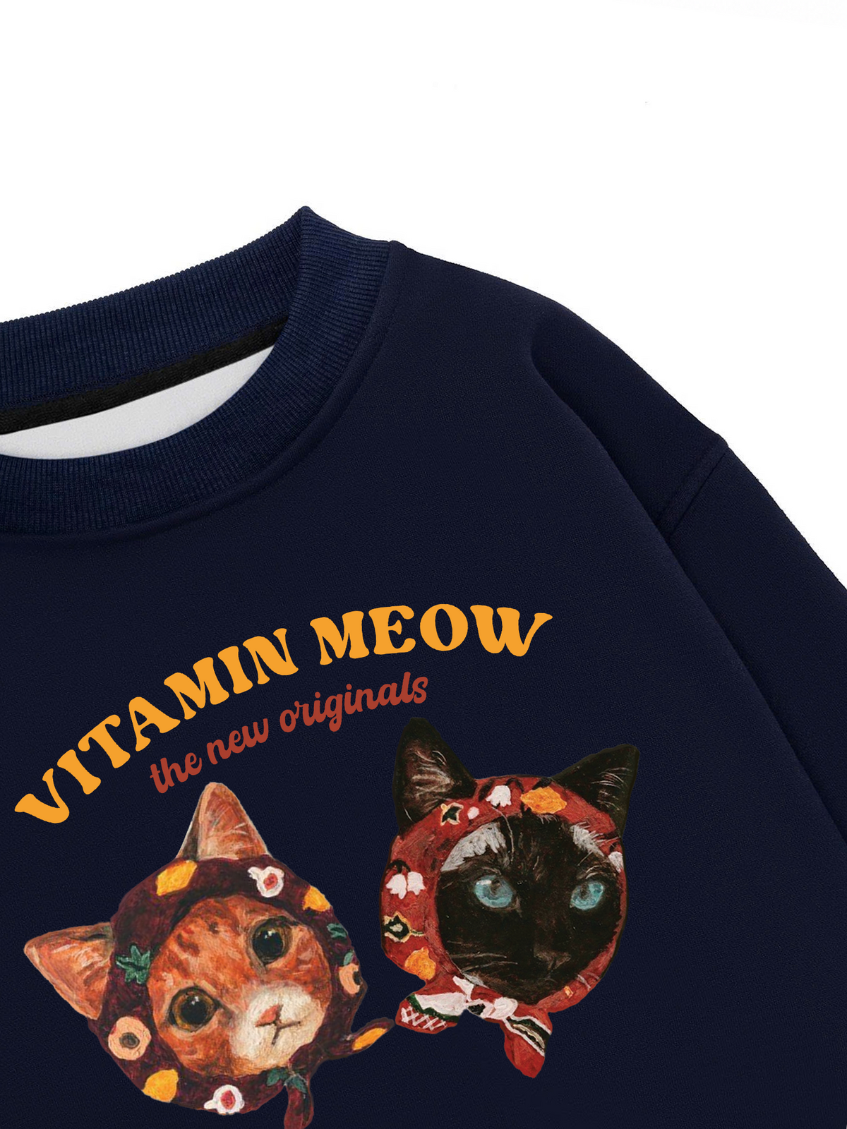 Áo Sweater Nỉ Hai Da Vitamin Meow