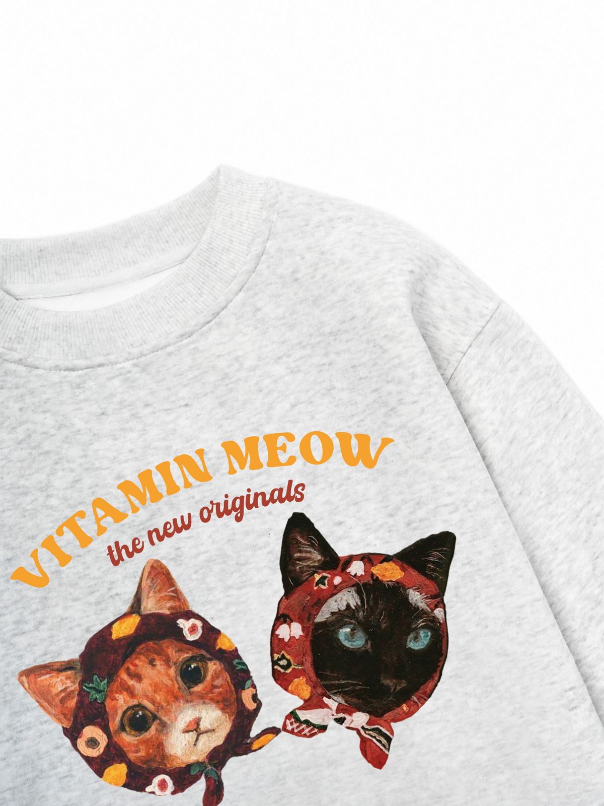Áo Sweater Nỉ Hai Da Vitamin Meow