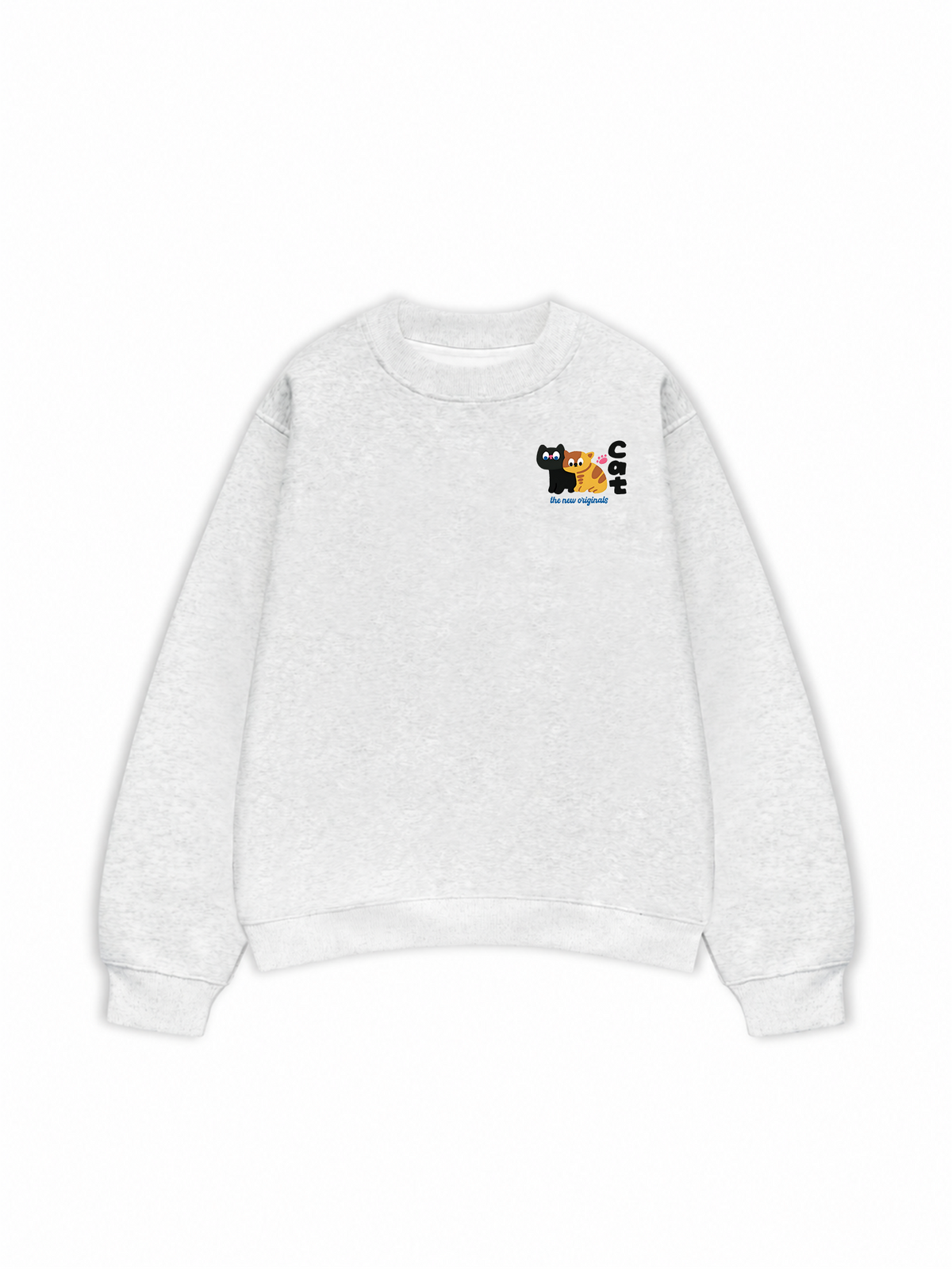 Áo Sweater Nỉ Hai Da Side by Meow