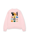Áo Sweater Nỉ Hai Da Side by Meow