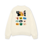 Áo Sweater Nỉ Hai Da Side by Meow