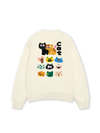 Áo Sweater Nỉ Hai Da Side by Meow