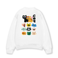 Áo Sweater Nỉ Hai Da Side by Meow