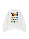 Áo Sweater Nỉ Hai Da Side by Meow