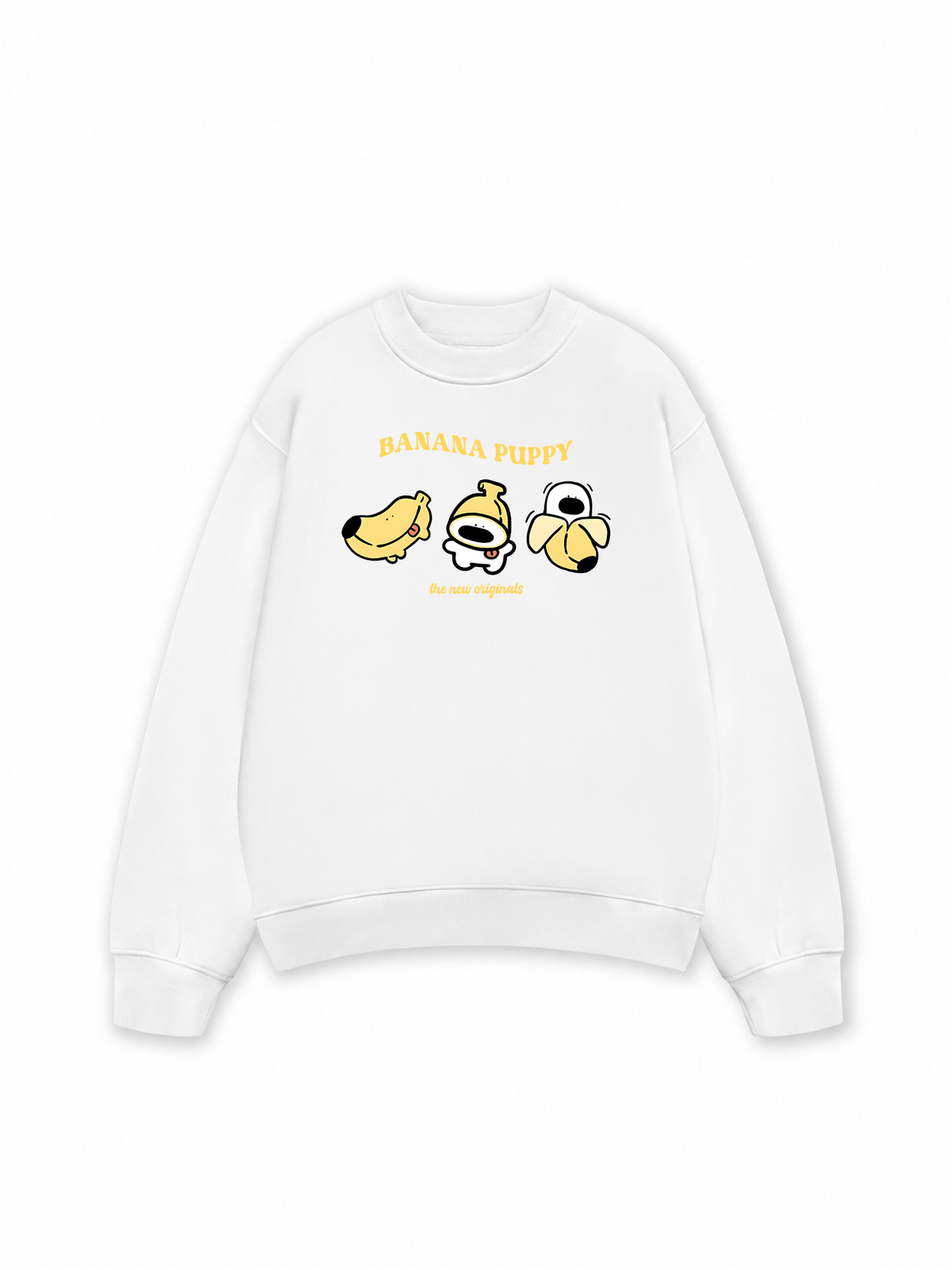 Áo Sweater Nỉ Hai Da Banana Puppy
