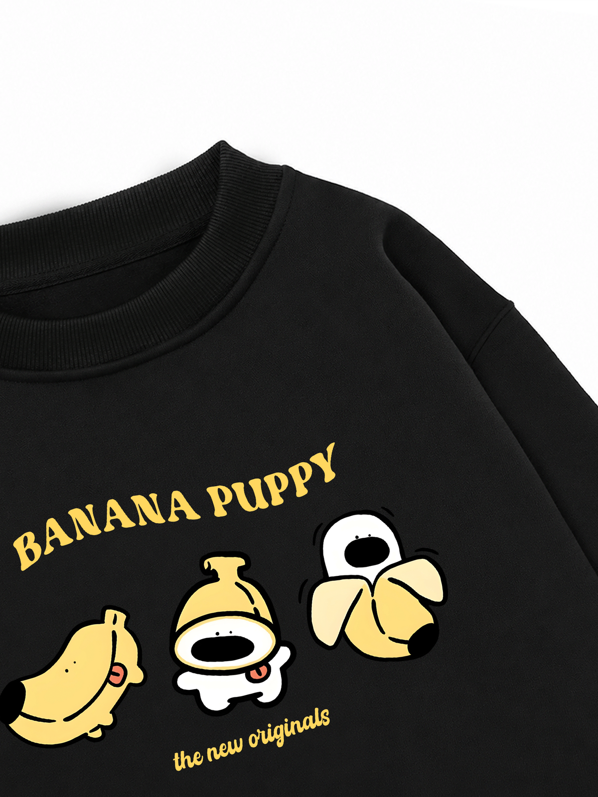 Áo Sweater Nỉ Hai Da Banana Puppy