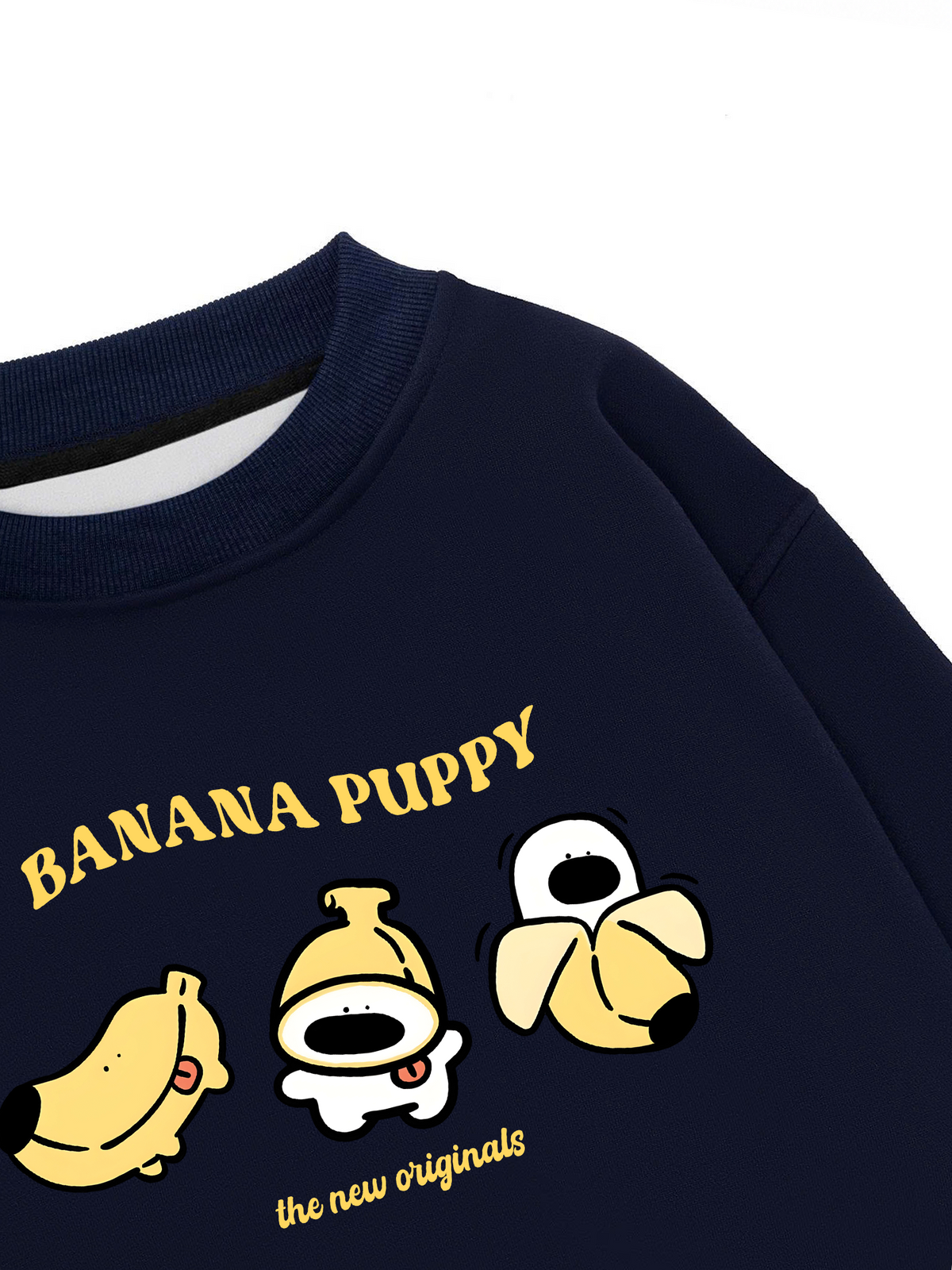 Áo Sweater Nỉ Hai Da Banana Puppy