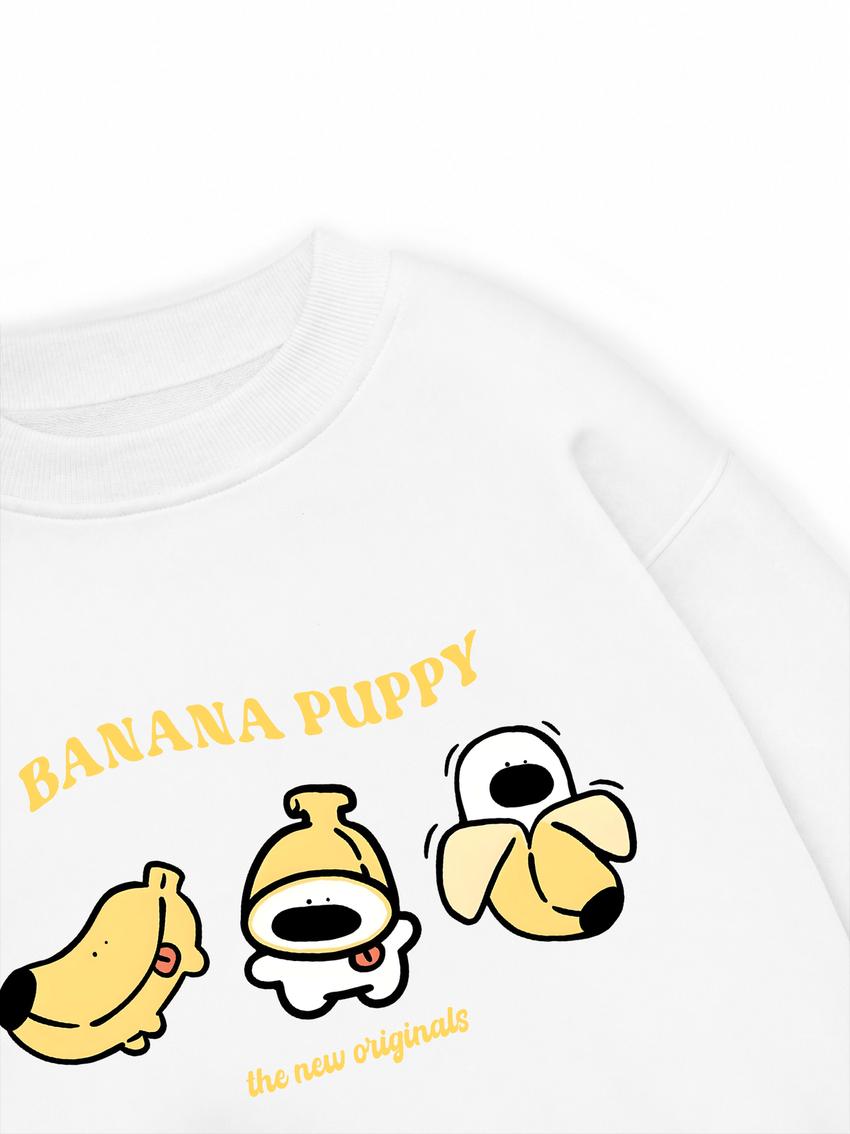 Áo Sweater Nỉ Hai Da Banana Puppy