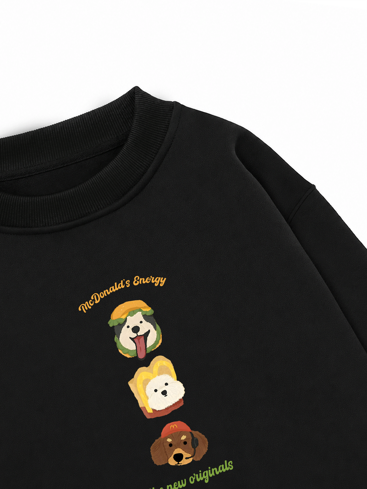 Áo Sweater Nỉ Hai Da Mc Energy