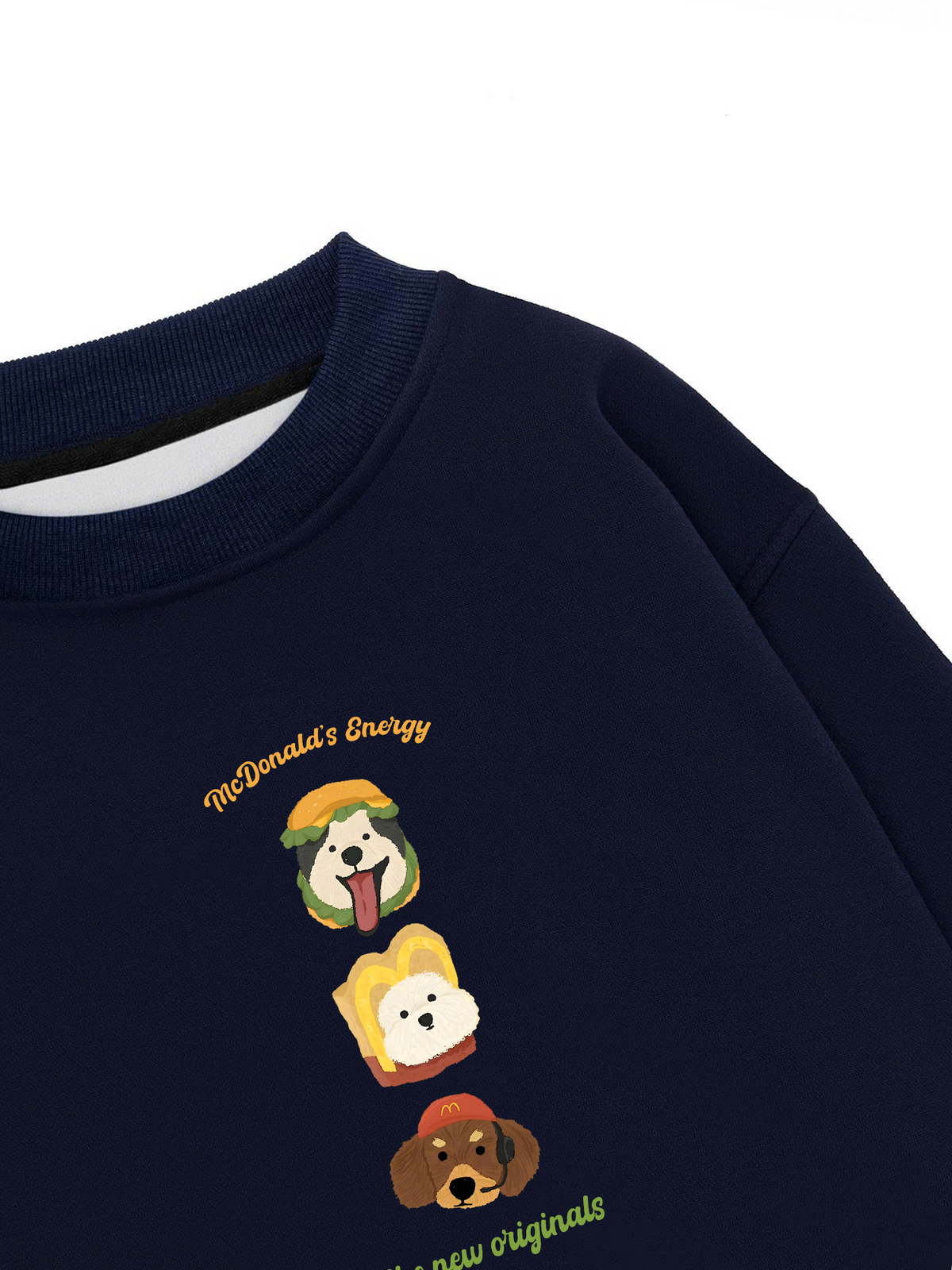 Áo Sweater Nỉ Hai Da Mc Energy
