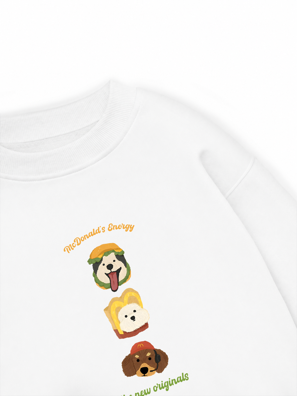 Áo Sweater Nỉ Hai Da Mc Energy