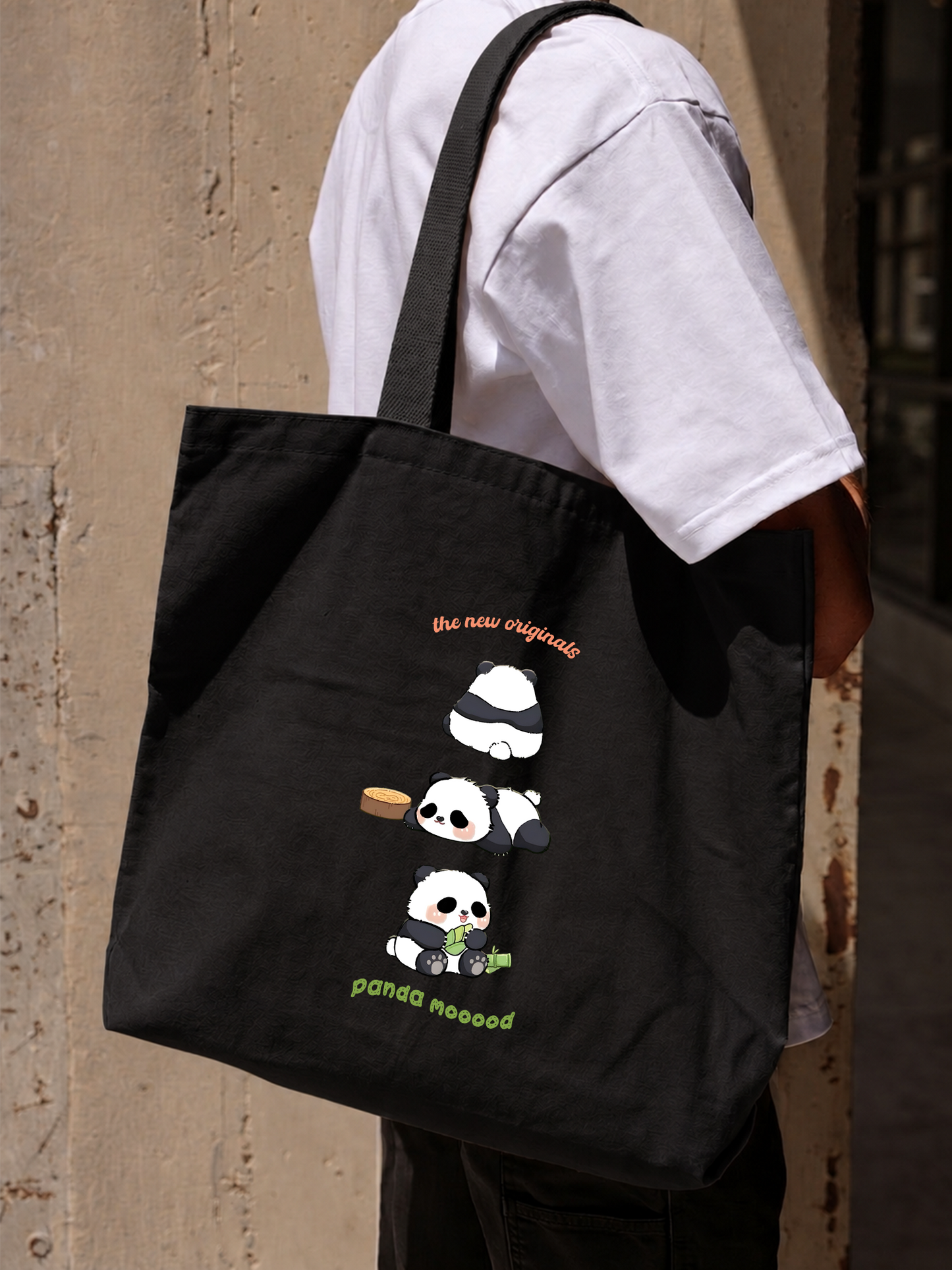 Túi Tote Panda Moooood
