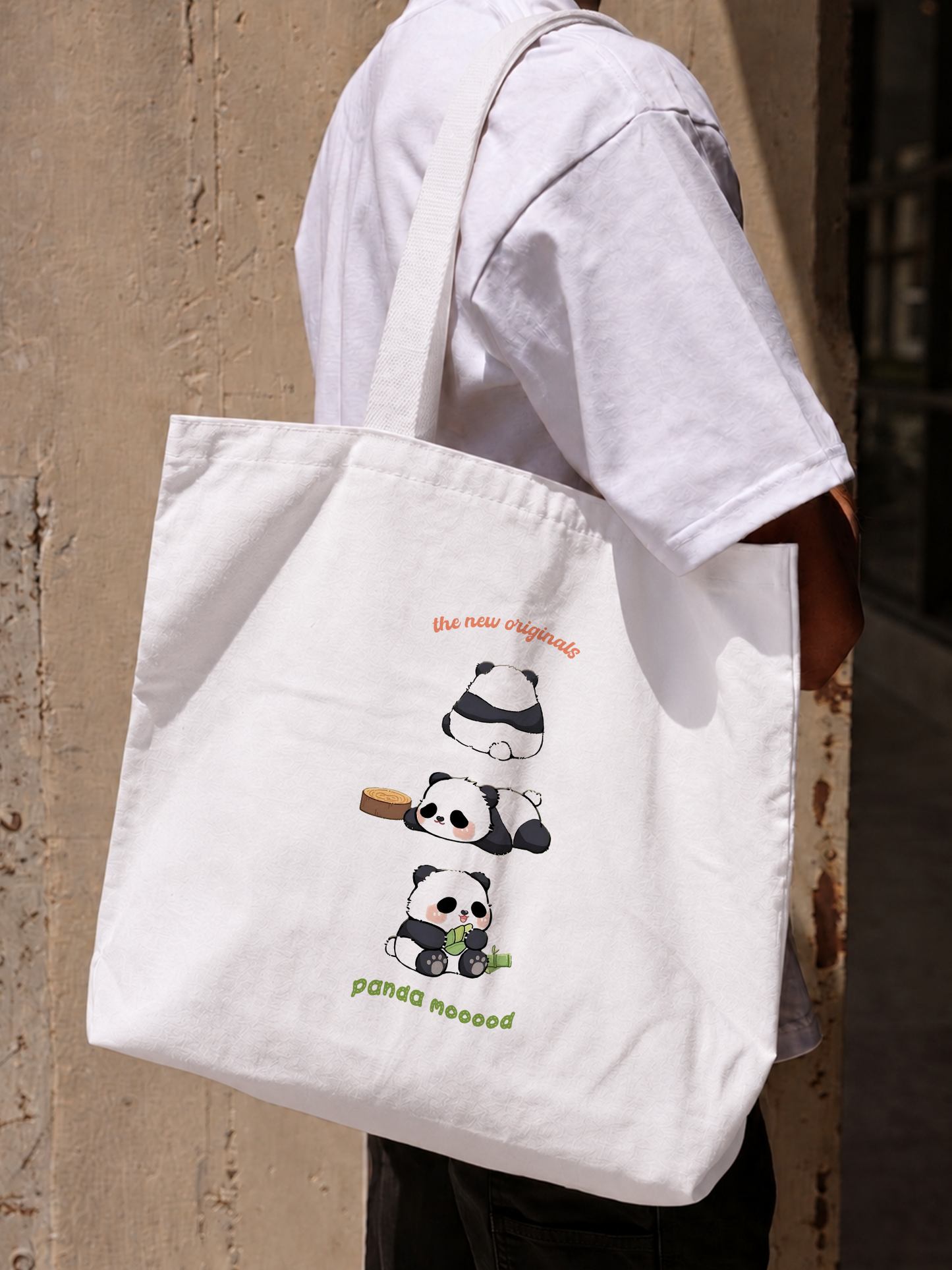 Túi Tote Panda Moooood