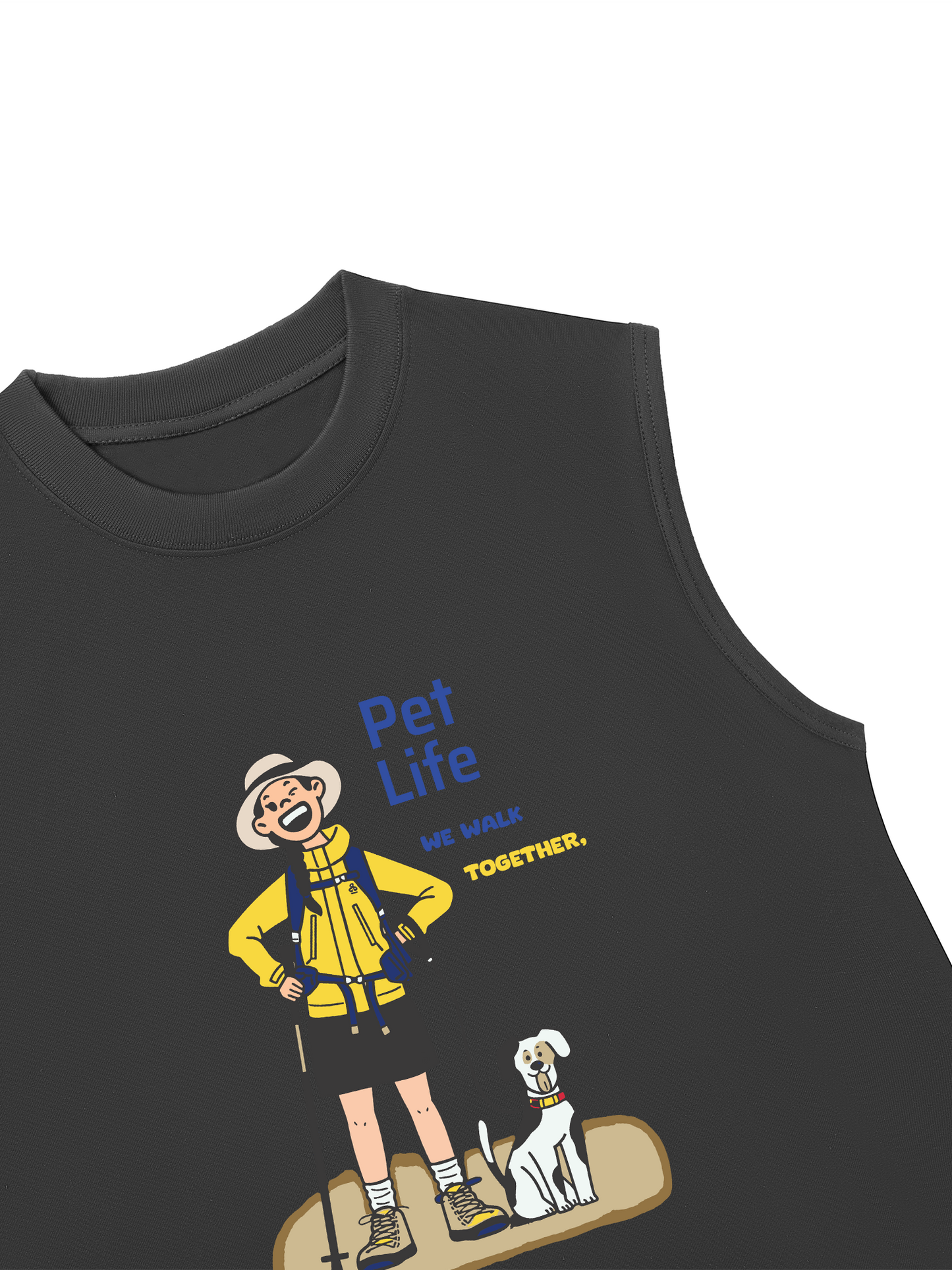 Áo Ba Lỗ Relaxed Fit Go Outside Pet Life