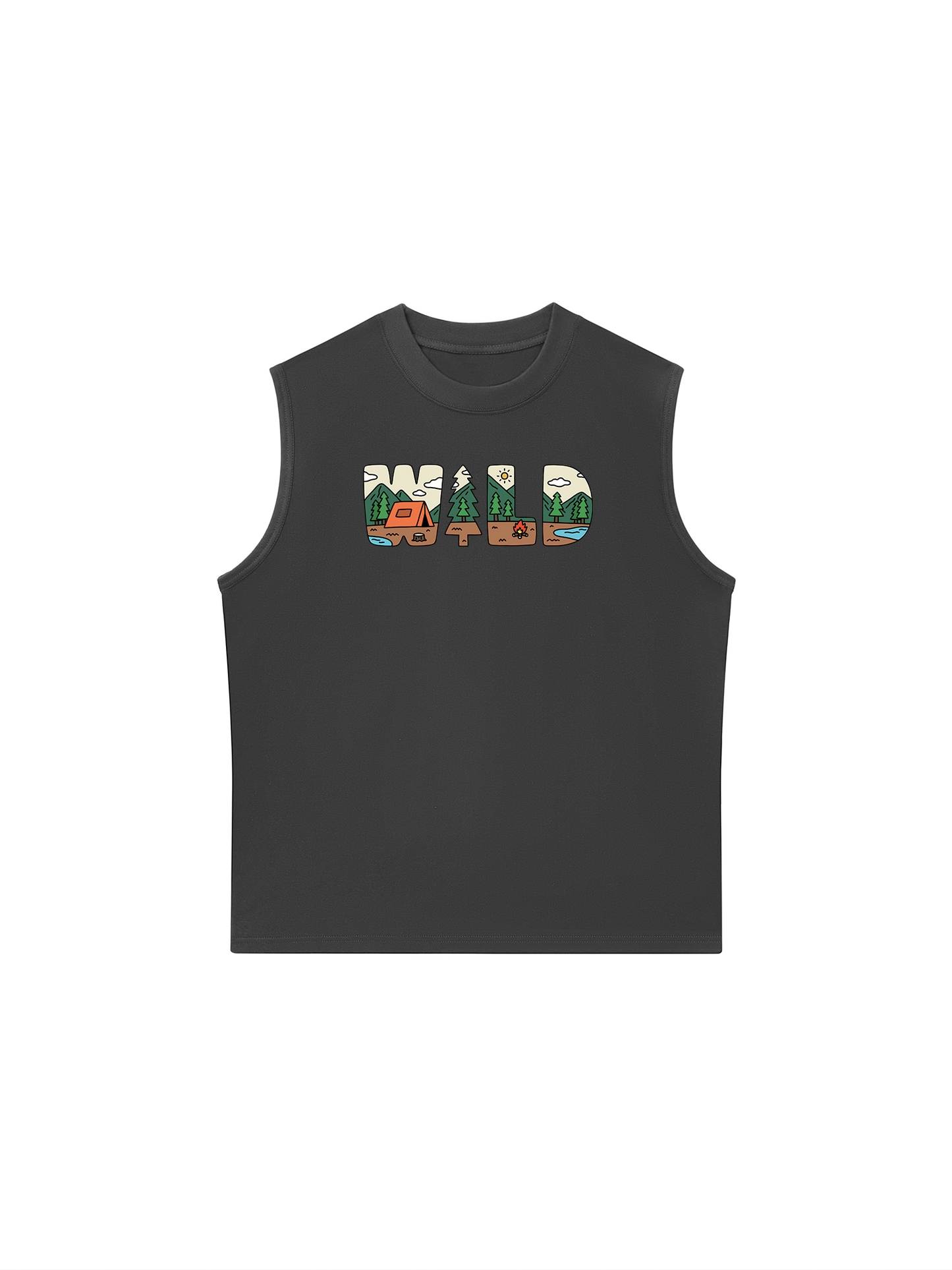 Áo Ba Lỗ Relaxed Fit WILD