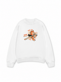 Áo Sweater Nỉ Hai Da Sushi Meow