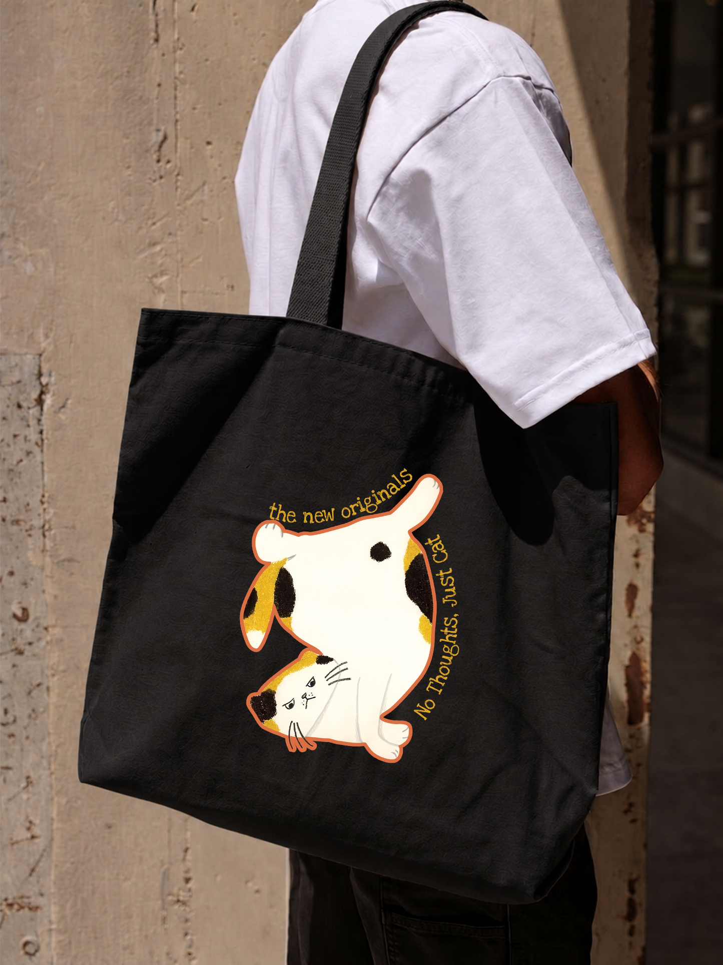 Túi Tote No Though Just Cat