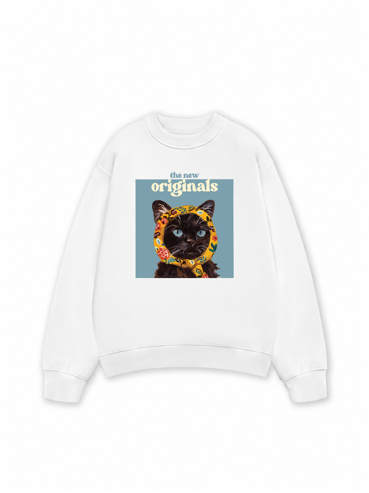 Áo Sweater Nỉ Hai Da Cat Époque