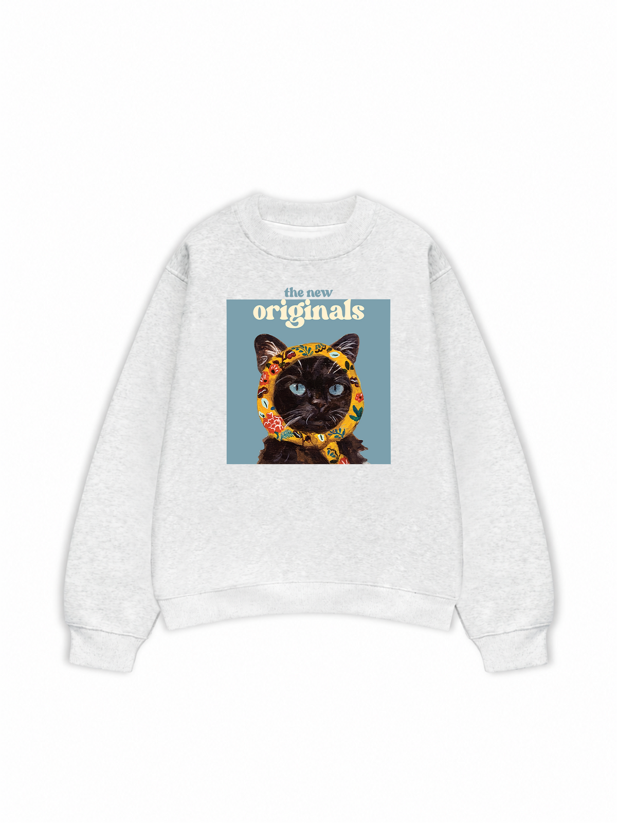 Áo Sweater Nỉ Hai Da Cat Époque