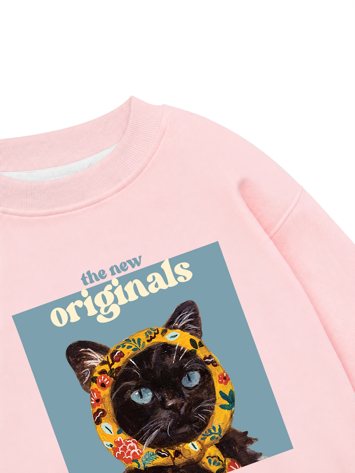 Áo Sweater Nỉ Hai Da Cat Époque