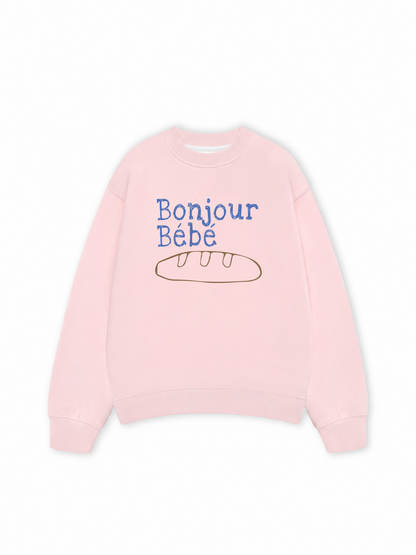 Áo Sweater Nỉ Hai Da Bonjour Bebe