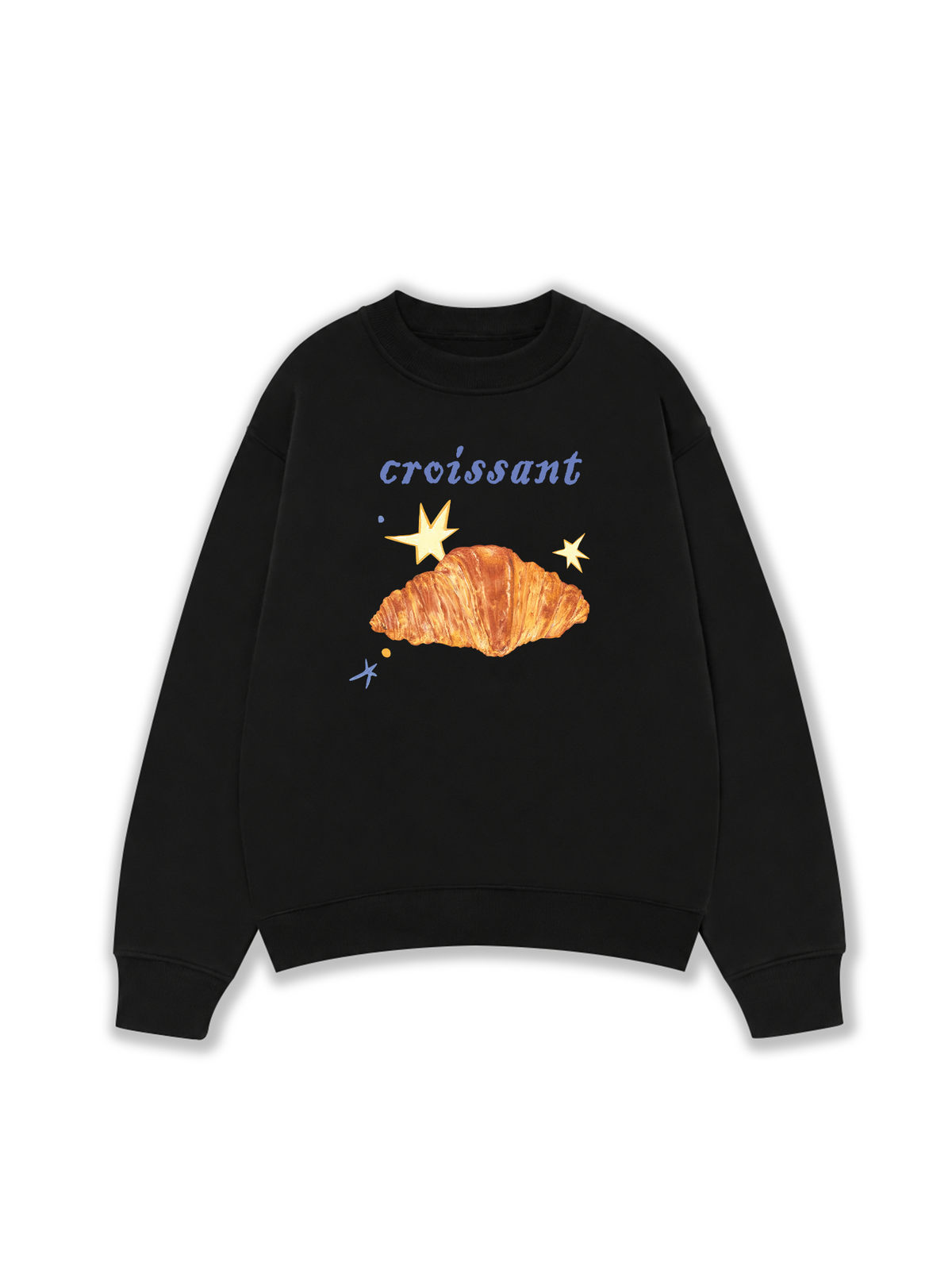 Áo Sweater Nỉ Hai Da Croissant