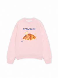 Áo Sweater Nỉ Hai Da Croissant