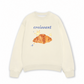 Áo Sweater Nỉ Hai Da Croissant