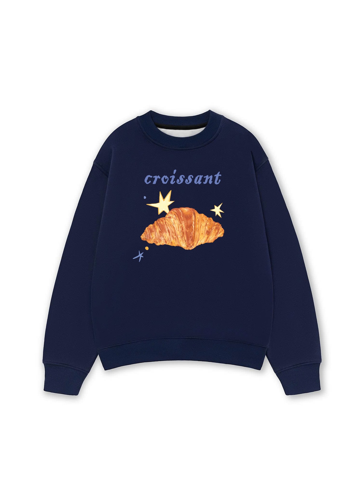 Áo Sweater Nỉ Hai Da Croissant