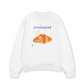 Áo Sweater Nỉ Hai Da Croissant