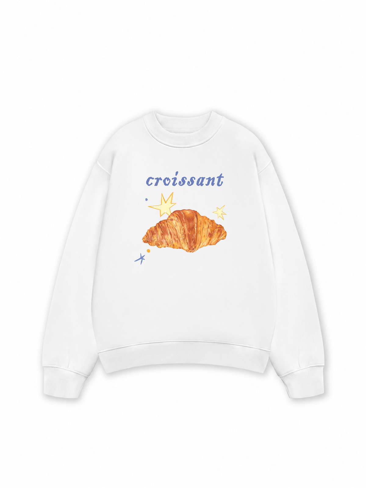 Áo Sweater Nỉ Hai Da Croissant