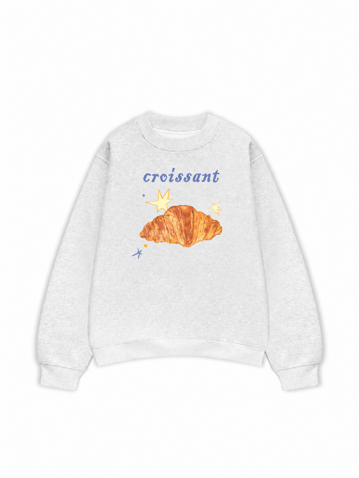 Áo Sweater Nỉ Hai Da Croissant
