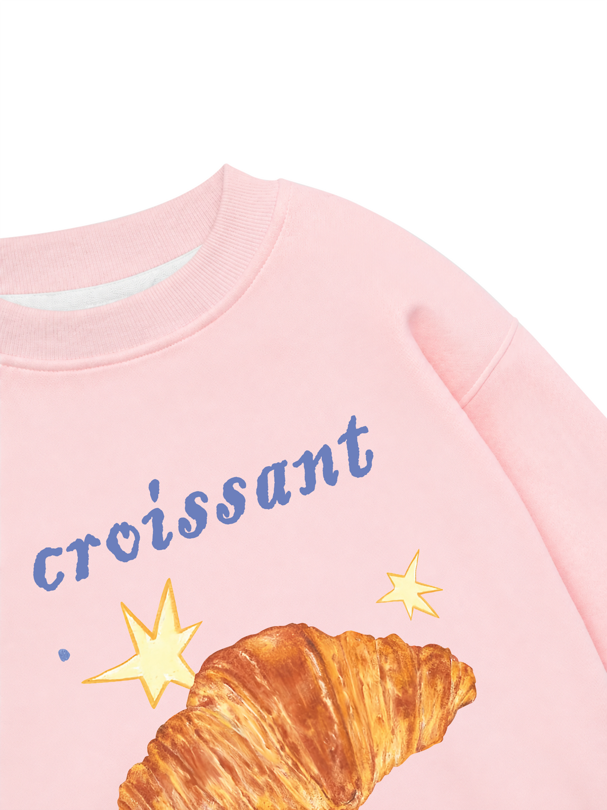 Áo Sweater Nỉ Hai Da Croissant