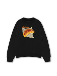 Áo Sweater Nỉ Hai Da Croissant