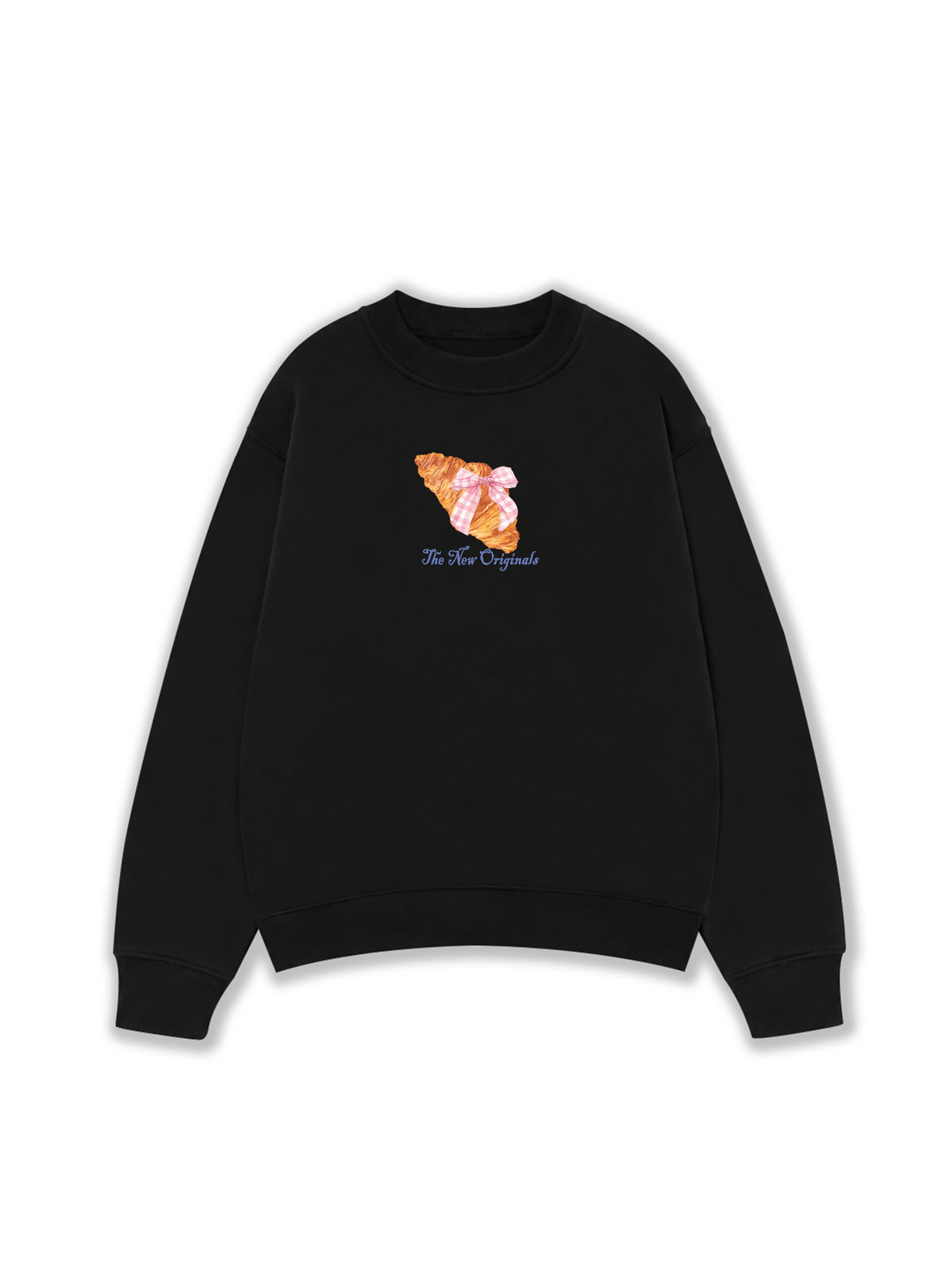 Áo Sweater Nỉ Hai Da Go Get A Croissant