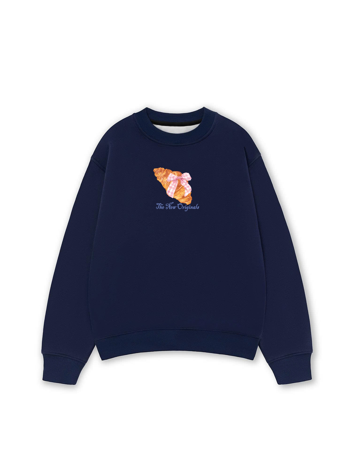 Áo Sweater Nỉ Hai Da Go Get A Croissant