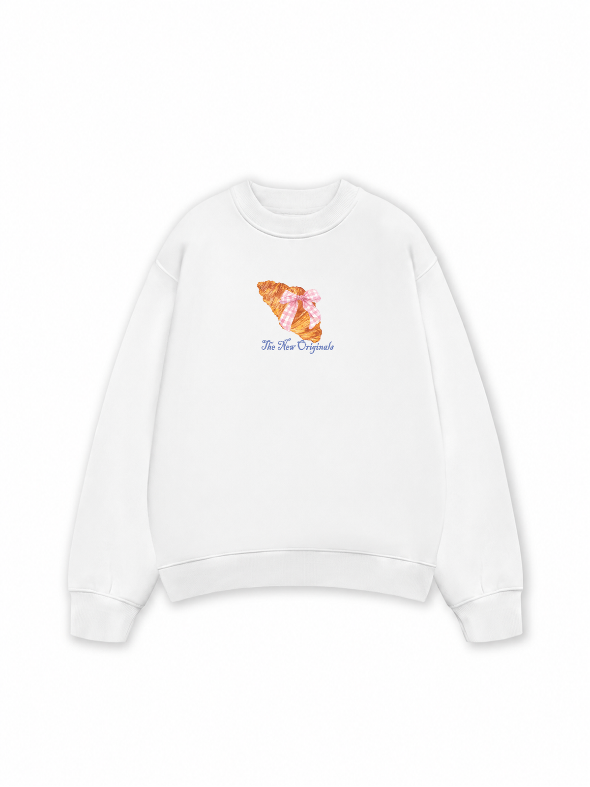 Áo Sweater Nỉ Hai Da Go Get A Croissant