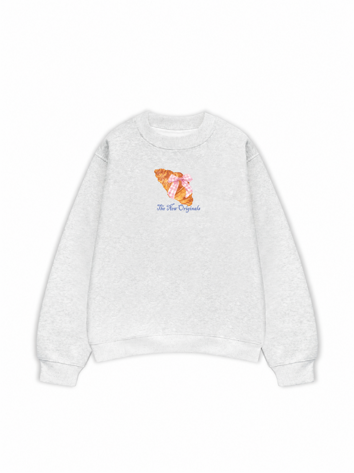 Áo Sweater Nỉ Hai Da Go Get A Croissant