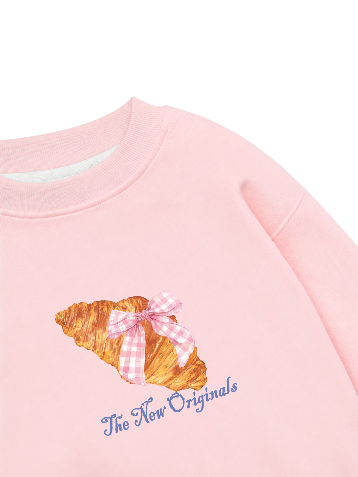 Áo Sweater Nỉ Hai Da Go Get A Croissant
