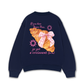 Áo Sweater Nỉ Hai Da Go Get A Croissant
