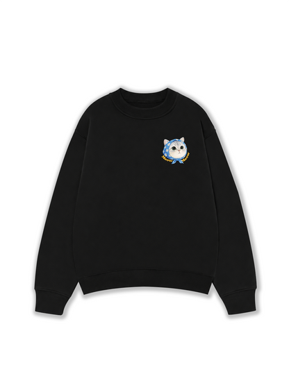 Áo Sweater Nỉ Hai Da Cute Cat